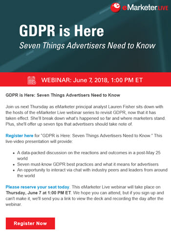 Webinar Invitations